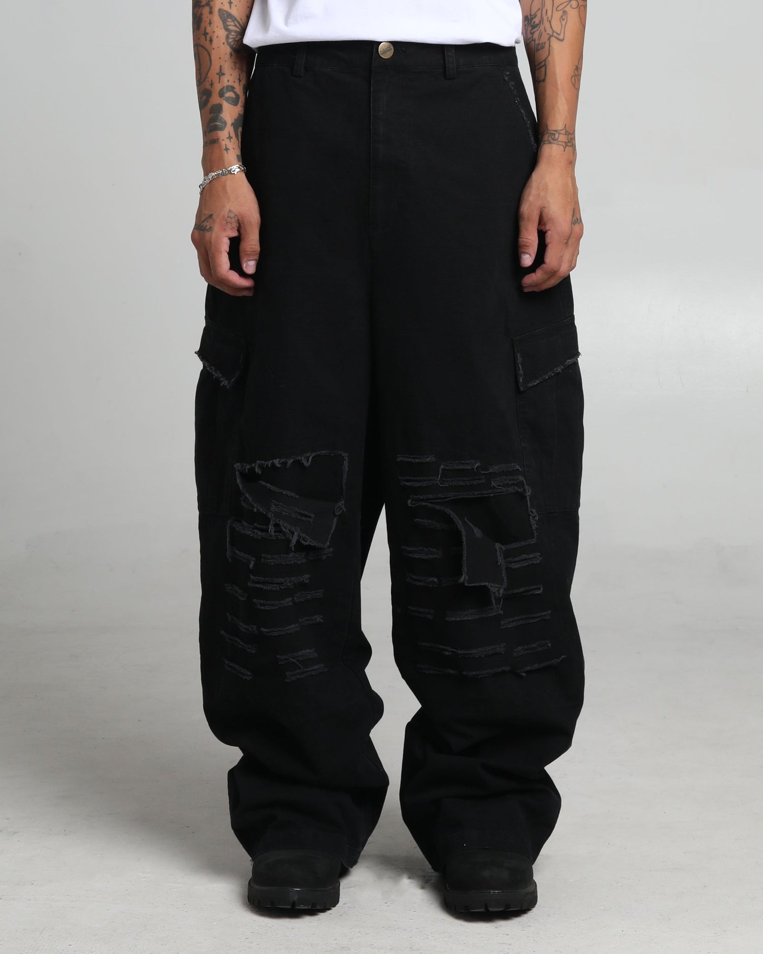 Shredded Cargo Pants