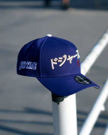 Los Angeles Dodgers Shotime Patch Kanji Script 9Forty A-Frame Snapback Hat