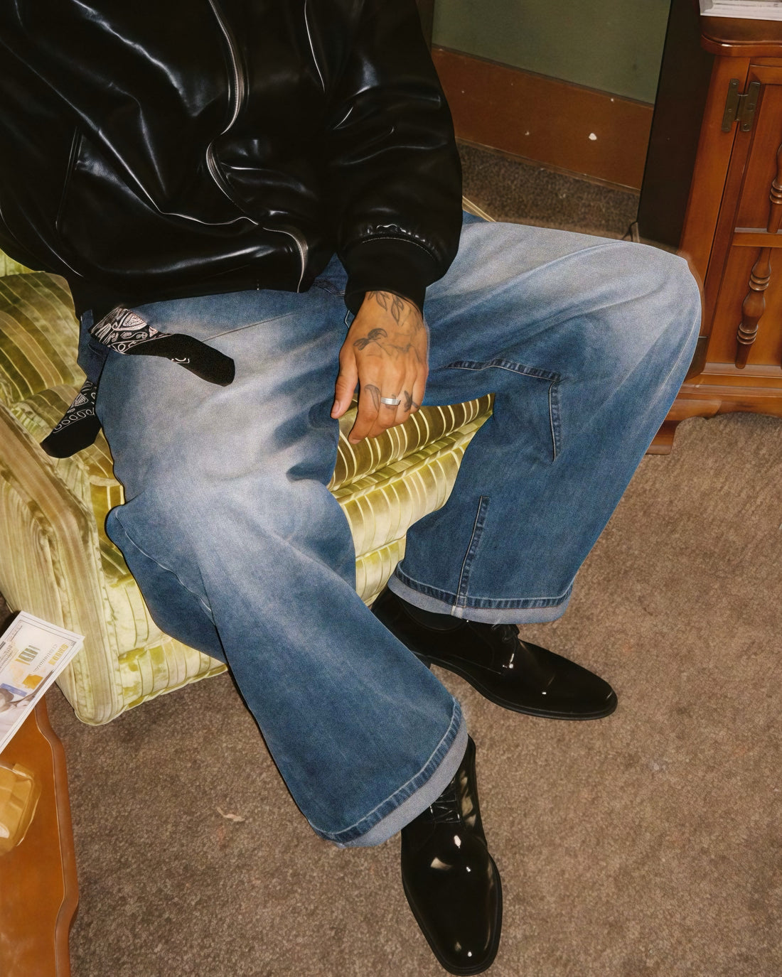 Baggy Corduroy Denim Pant