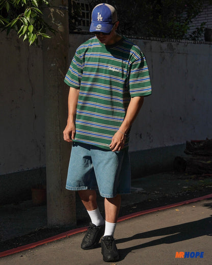 SUMMER STRIPE S/S TEE