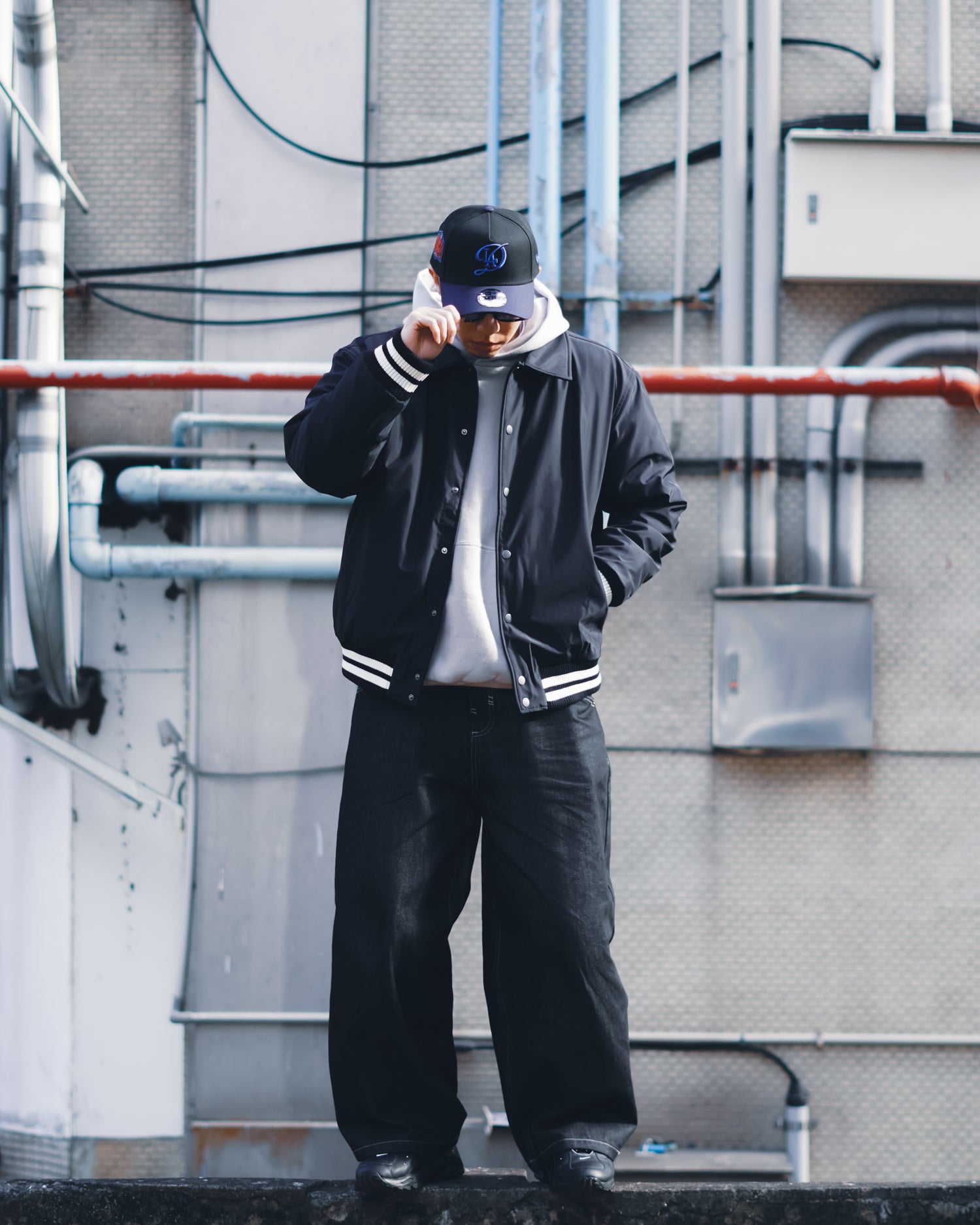 Collared Varsity Jacket