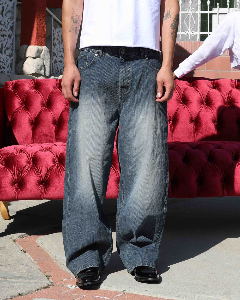 Baggy Corduroy Denim Pant
