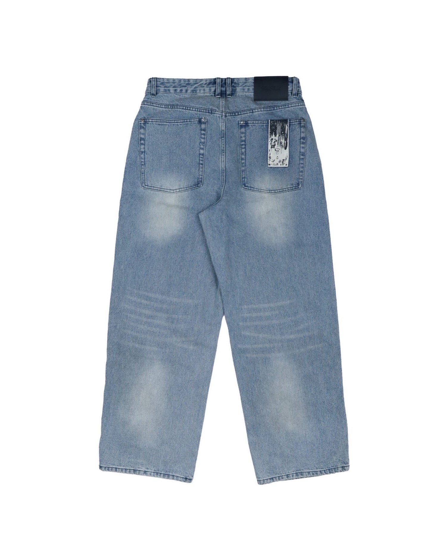 WASHED DENIM JEANS