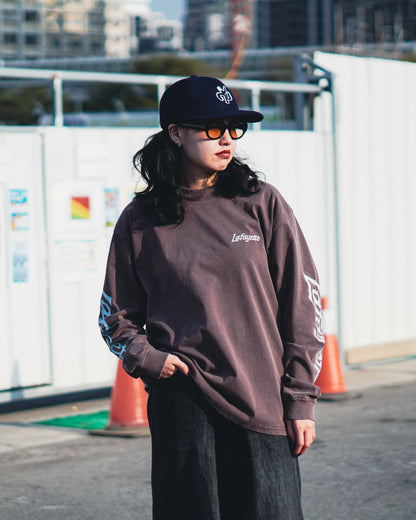 Sleeve Logo Washed L/S Tee