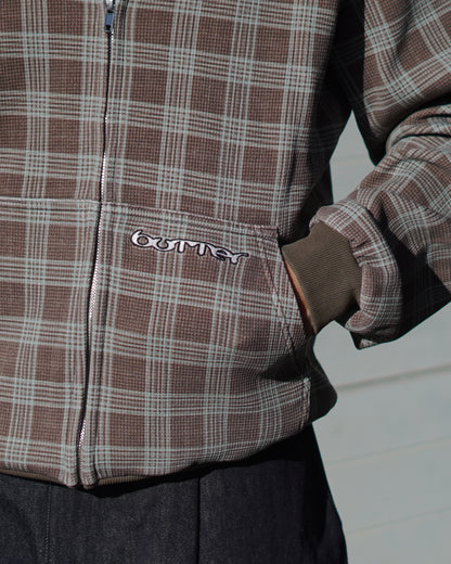 Waffle Zip-Thru Hood