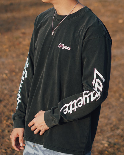 Sleeve Logo Washed L/S Tee