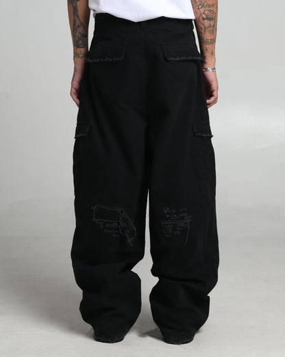 Shredded Cargo Pants