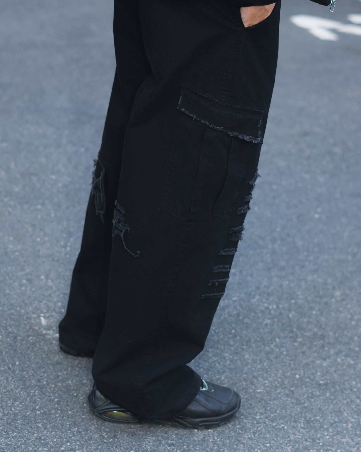 Shredded Cargo Pants