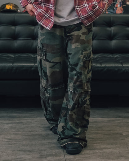 MNML Rave Distressed Cargo Pants -🚨10/21（三）晚間20:00準時開賣