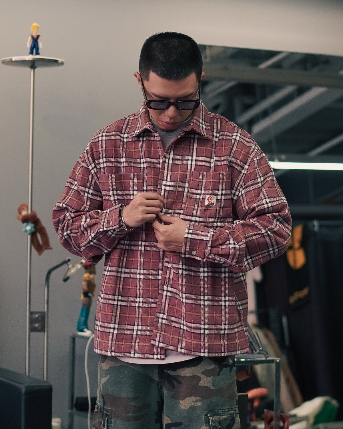 Workwear Long Sleeve Button Up Shirt -🚨10/21（三）晚間20:00準時開賣