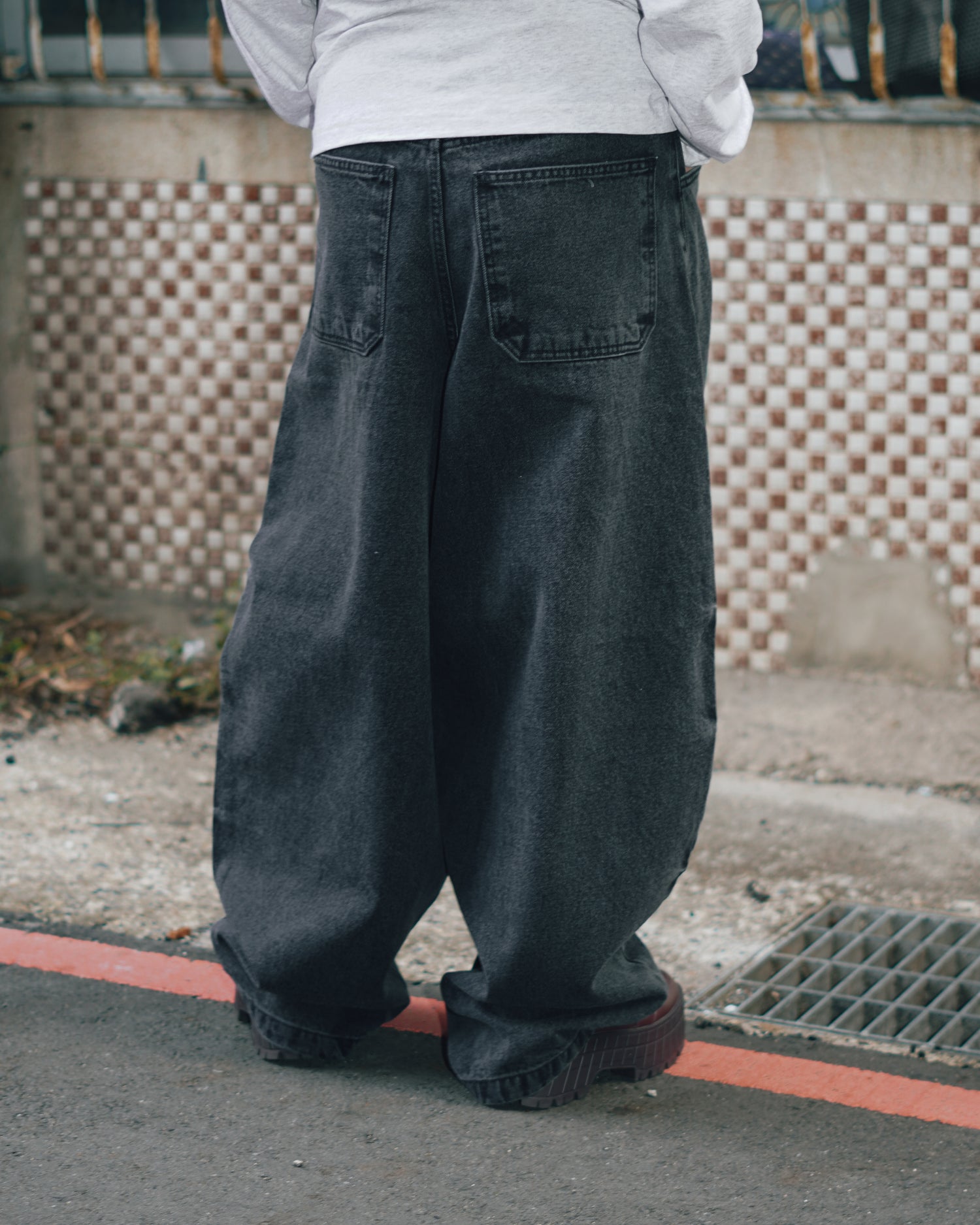 Balloon Denim Pants
