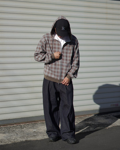 Waffle Zip-Thru Hood