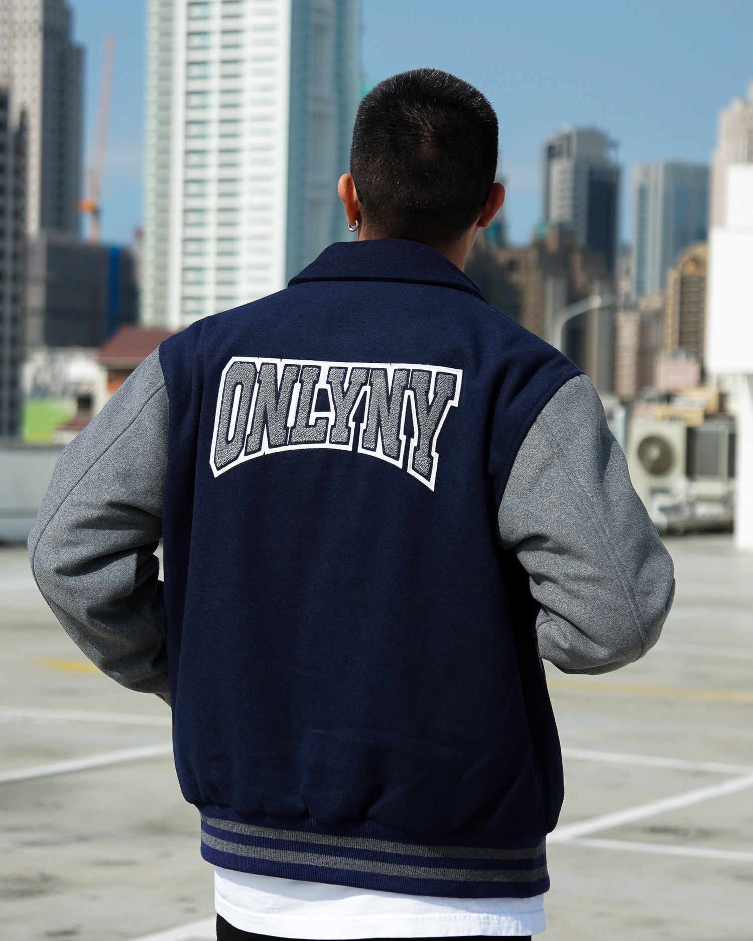 League Melton Wool Varsity Jacket