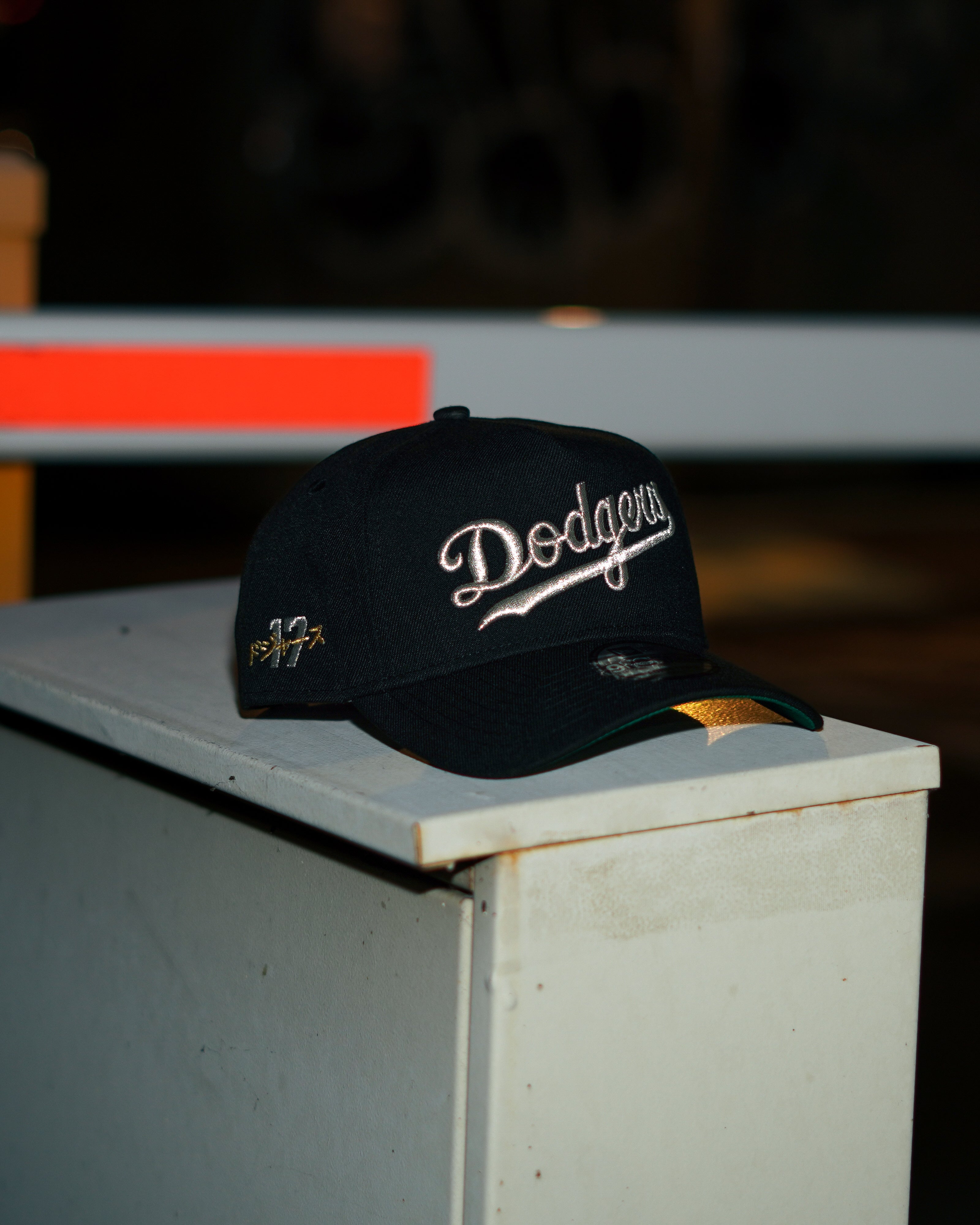 Los Angeles Dodgers Shohei Ohtani 17 Patch Script Snapback Hat 9Forty "A-Frame"