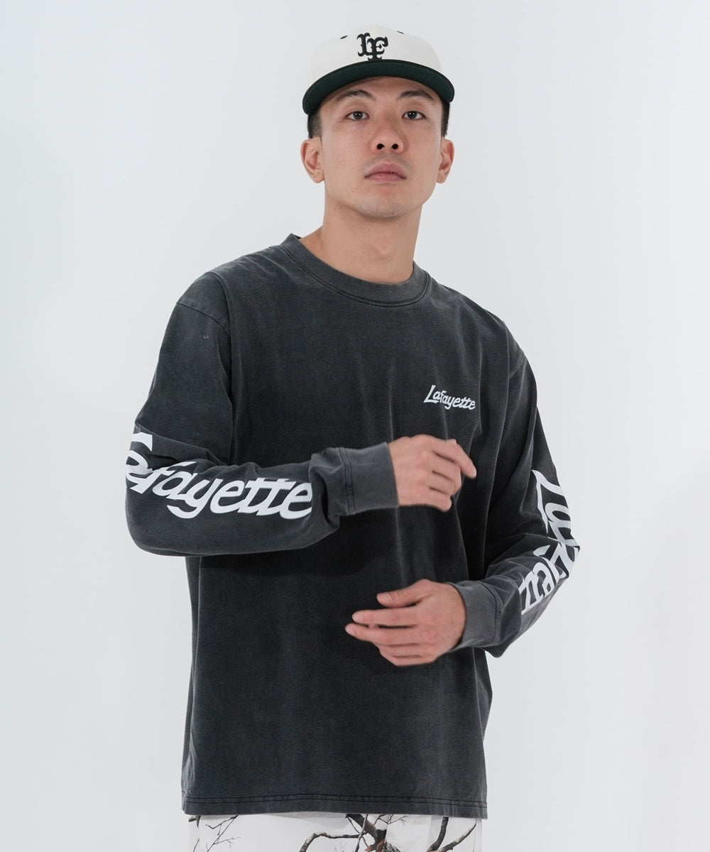 Sleeve Logo Washed L/S Tee