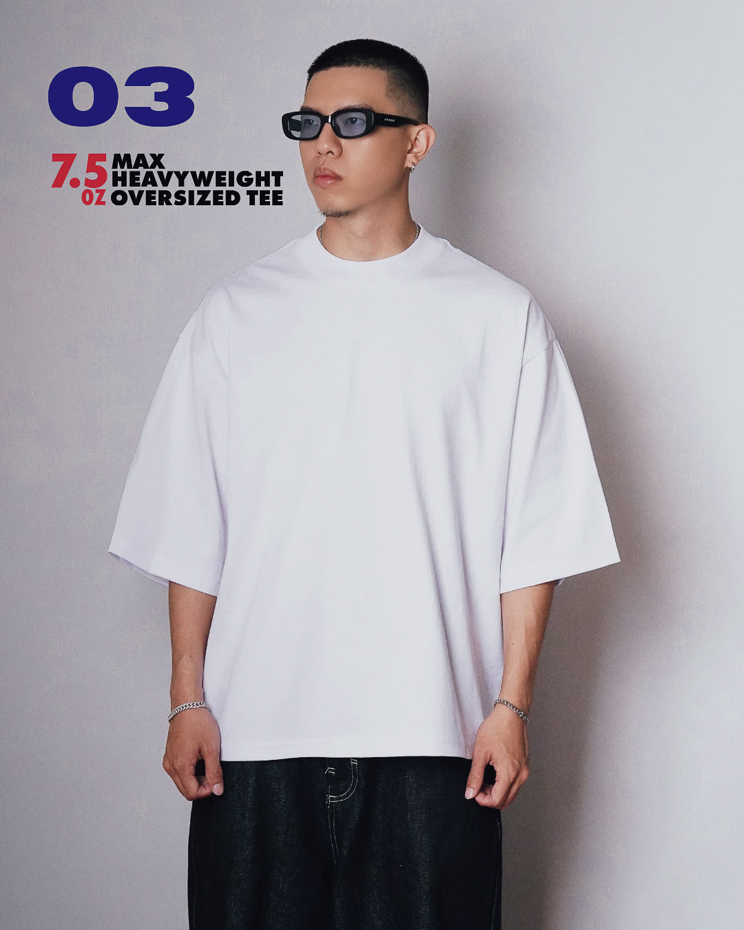[03] 7.5oz Max Heavyweight Oversized Tee