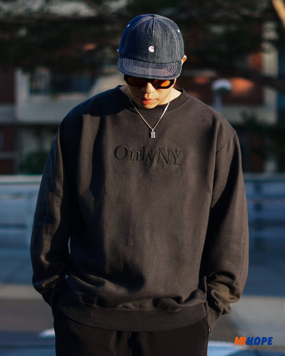 Embroidered Lodge Logo Crewneck