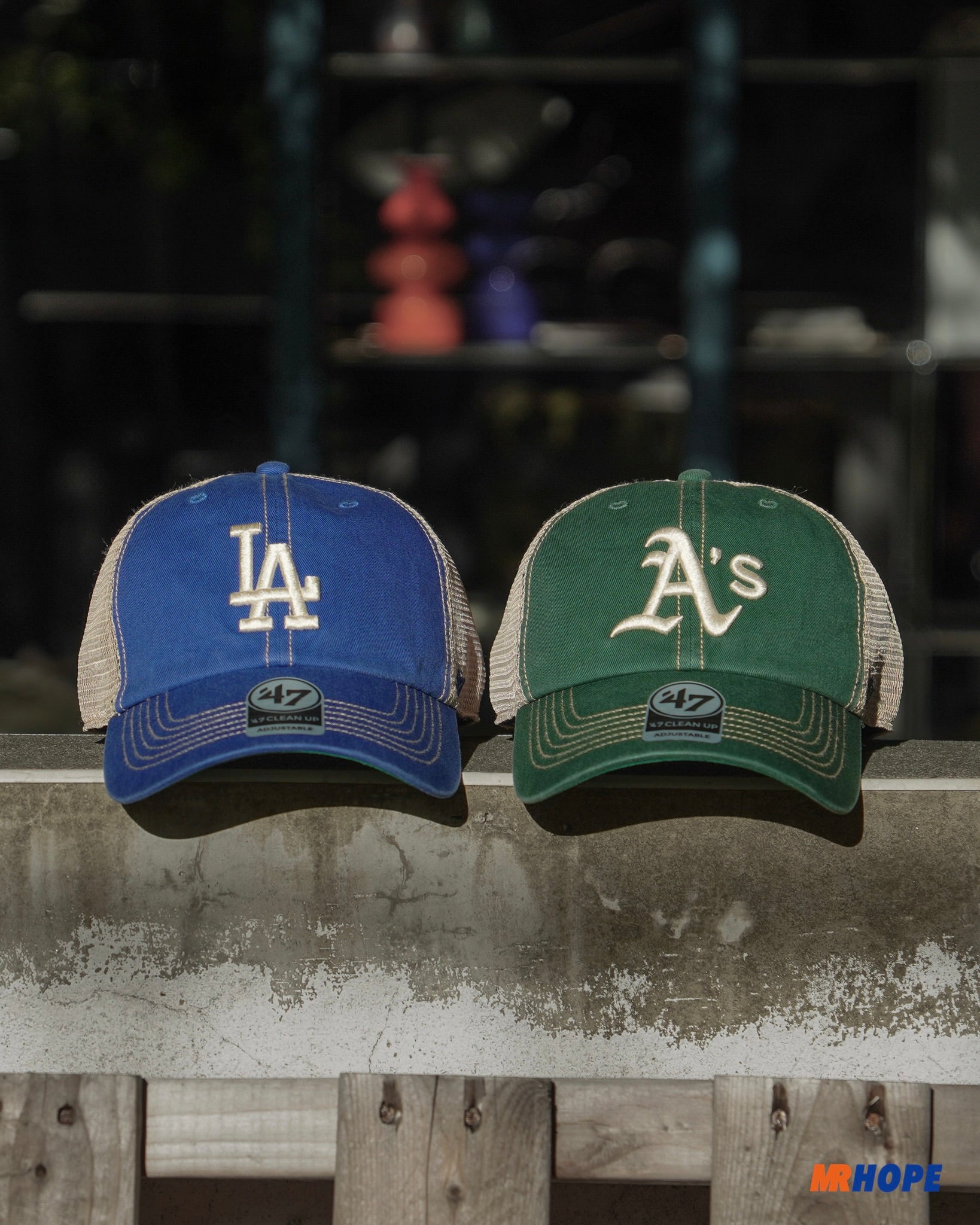 LA Dodgers &amp; Oakland Athletics Trucker Hat