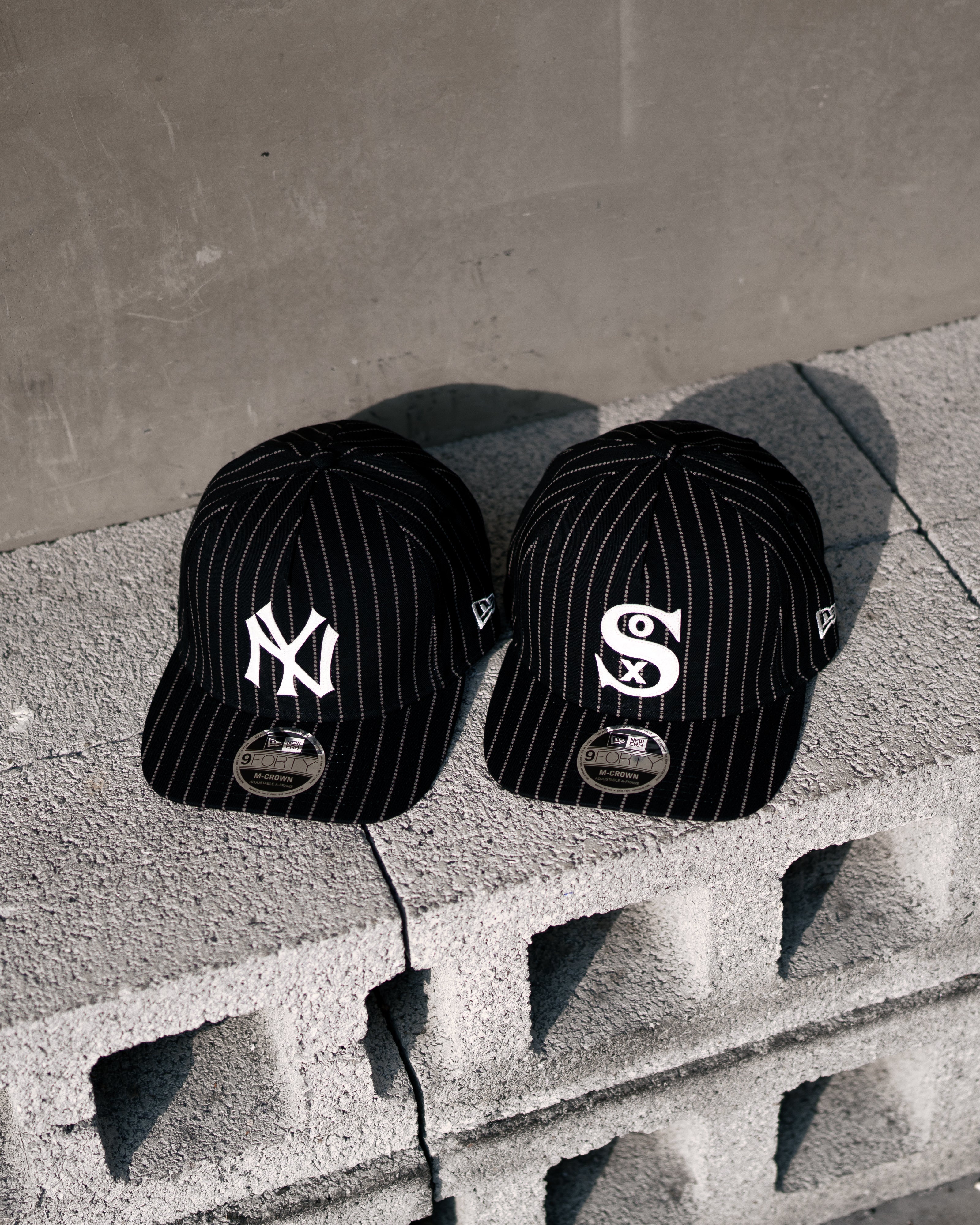 Pinstripe 9Forty M-Crown A Frame Snapback Hat