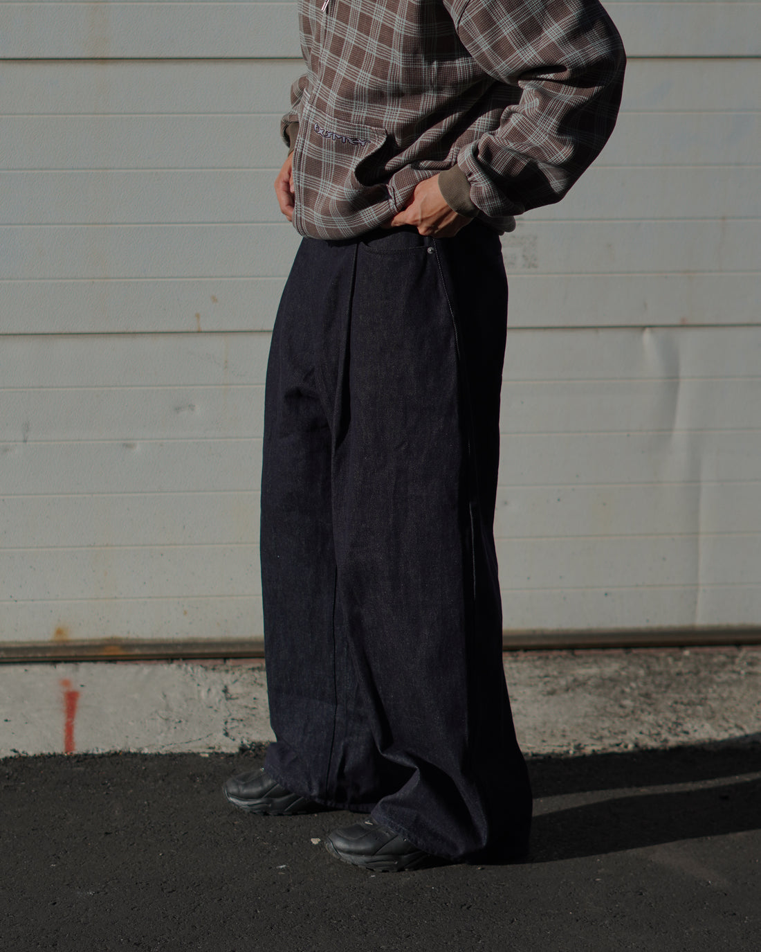 11.3Oz Non-Fade Baggy Denim Pant