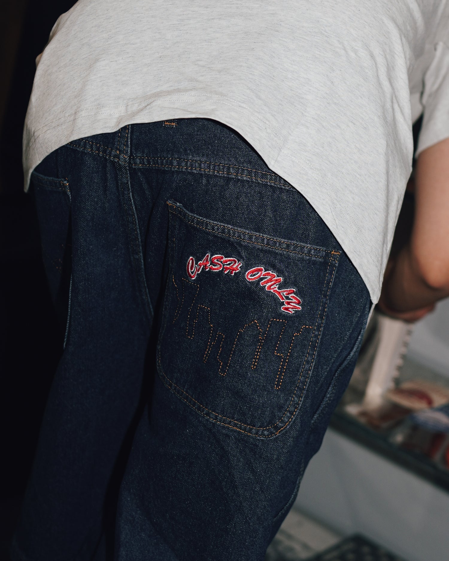 Logo Denim Shorts -🚨7/23(四)晚間20:00準時開賣