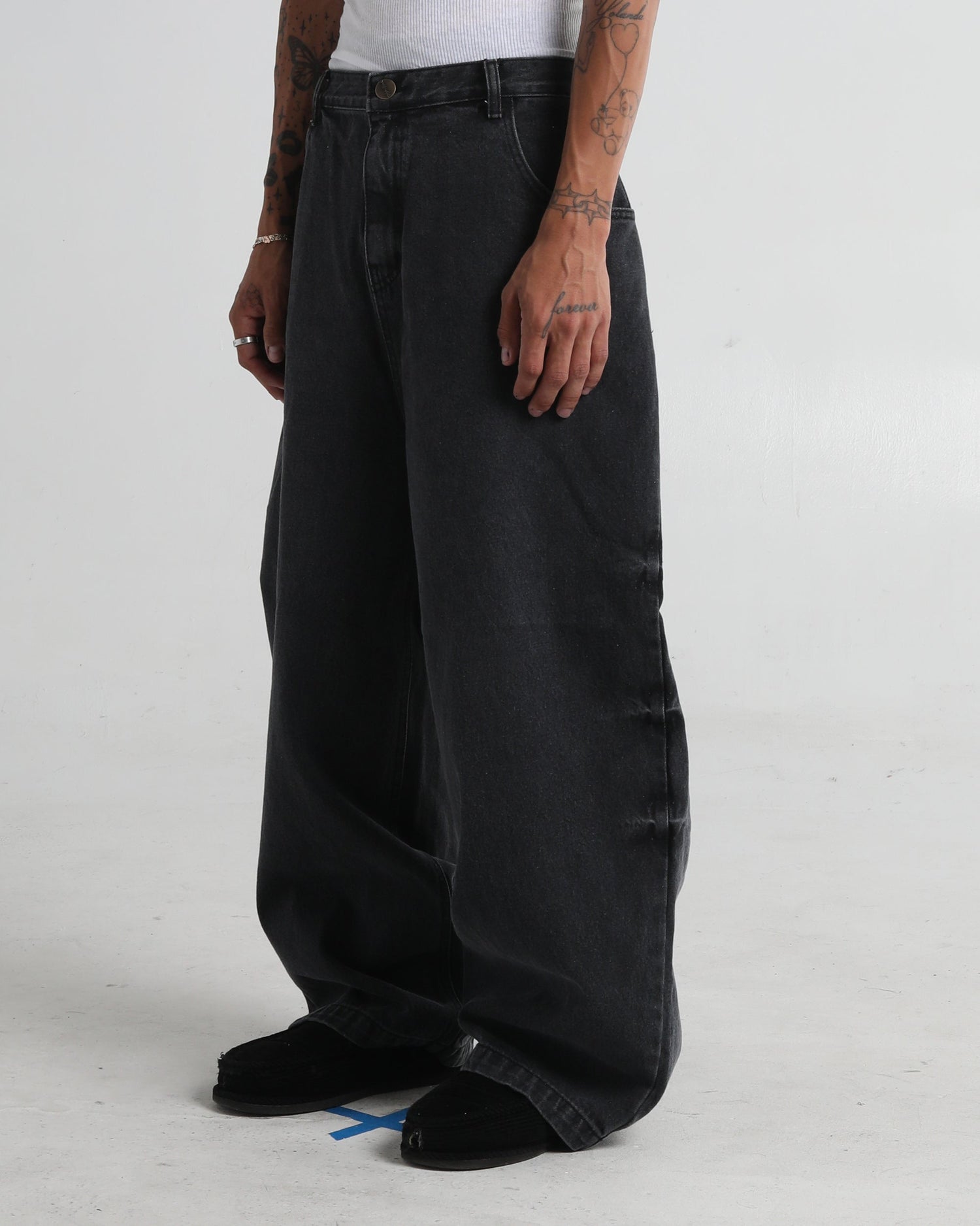 Balloon Denim Pants