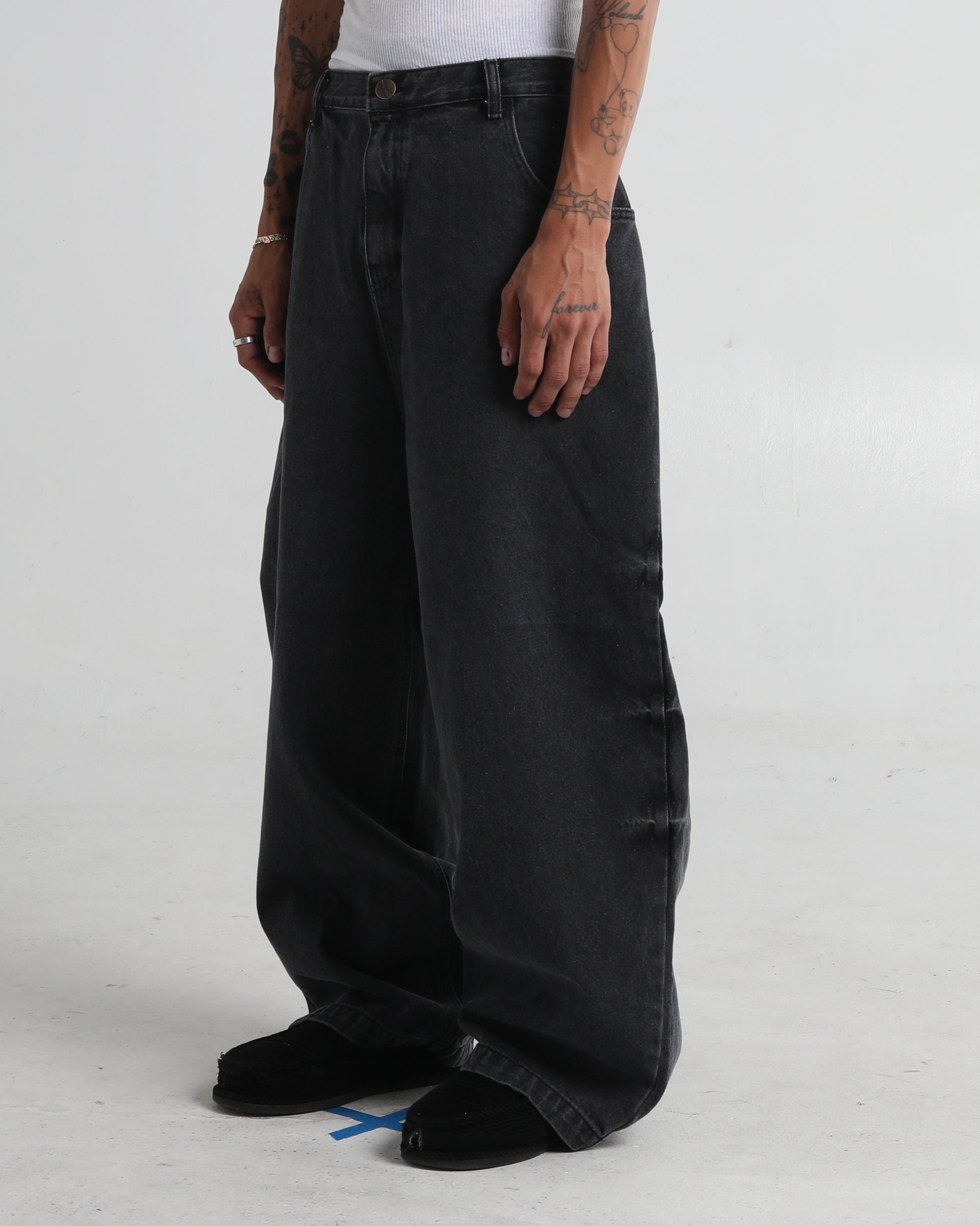 Balloon Denim Pants