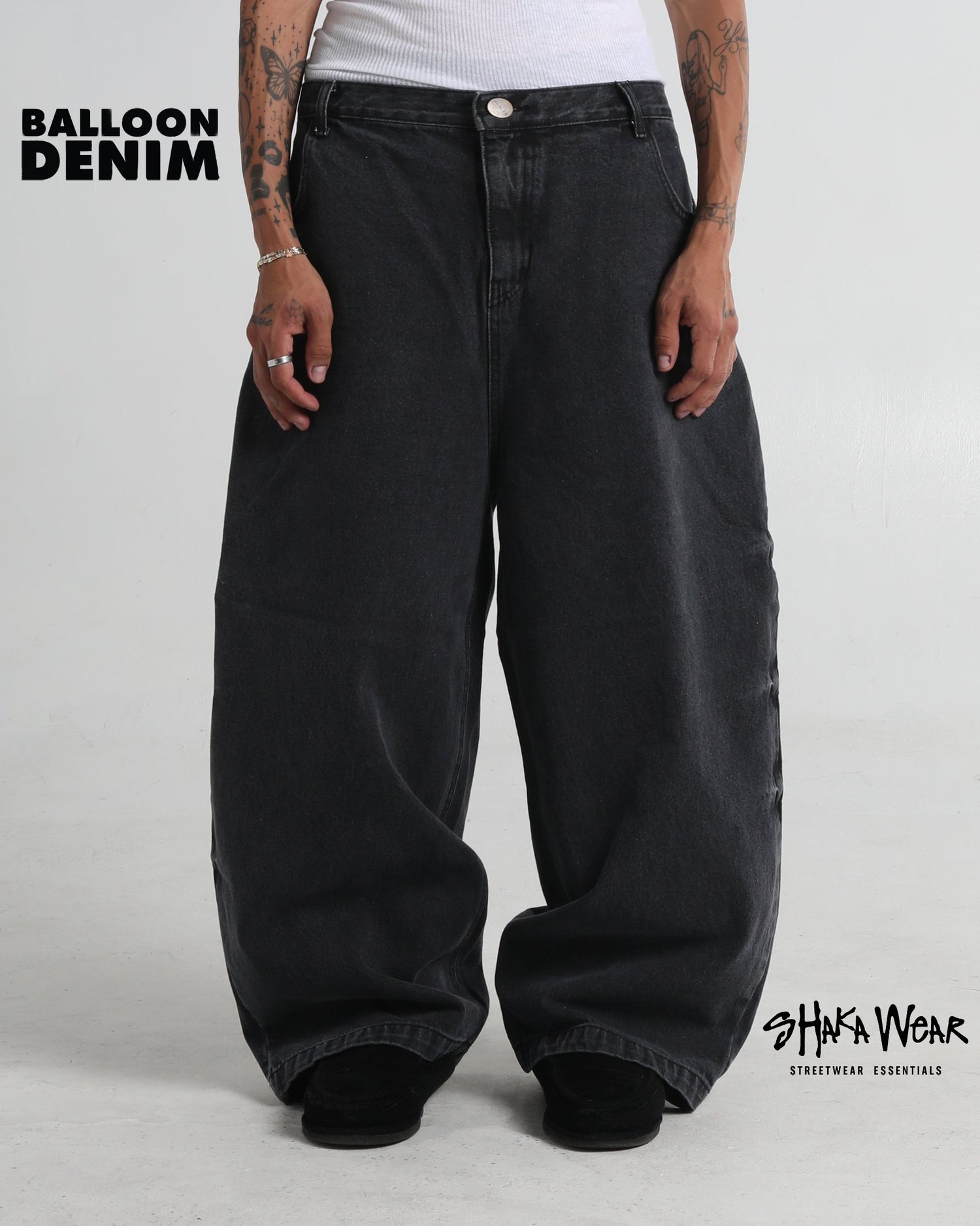 Balloon Denim Pants