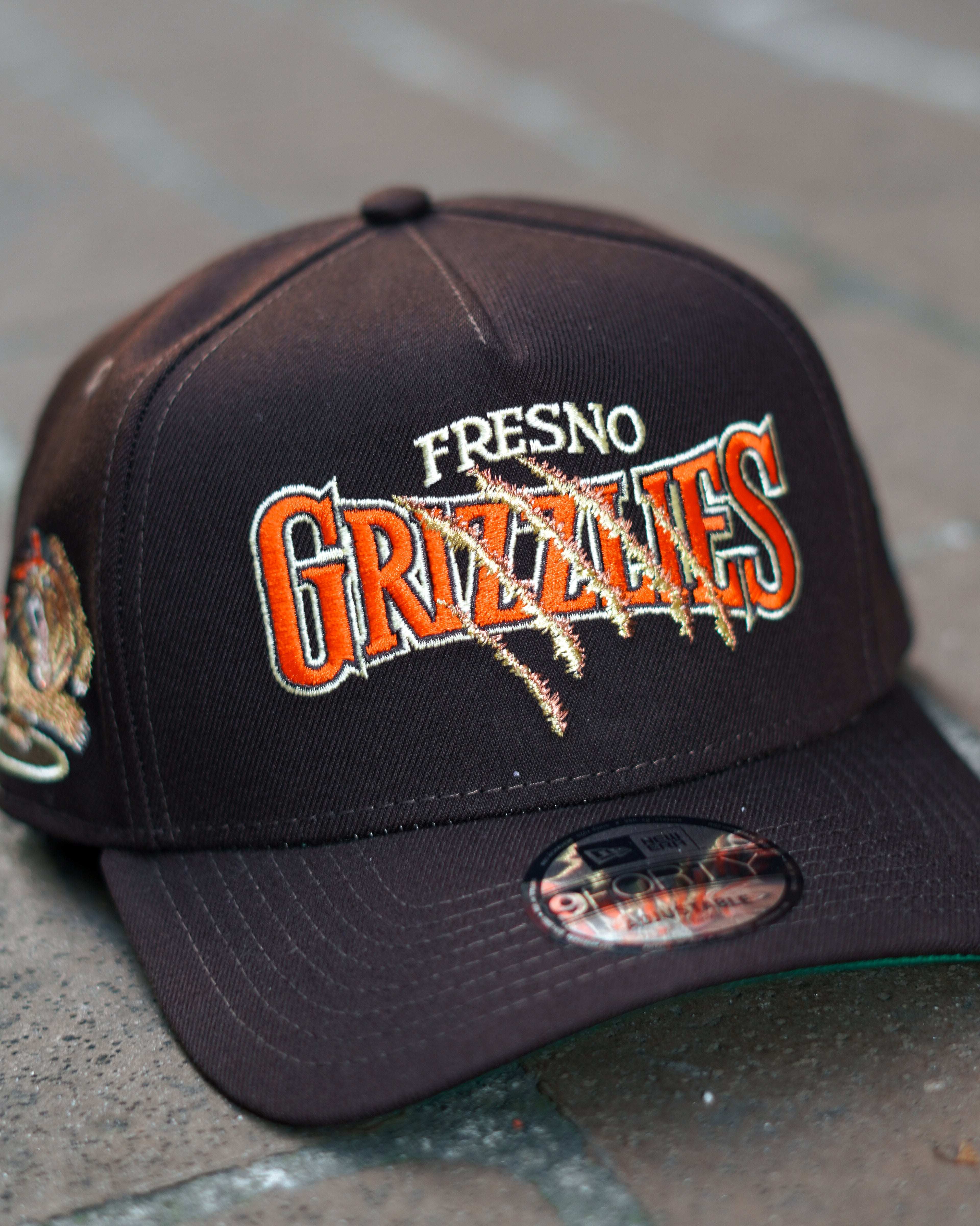 Fresno Grizzlies Burnt Wood 9Forty Hat ”A-Frame“-