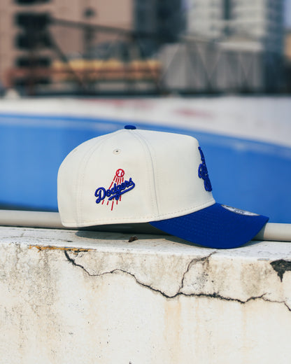 Los Angeles Dodgers Bleed Blue Chrome Two Tone Edition 9Forty A Frame