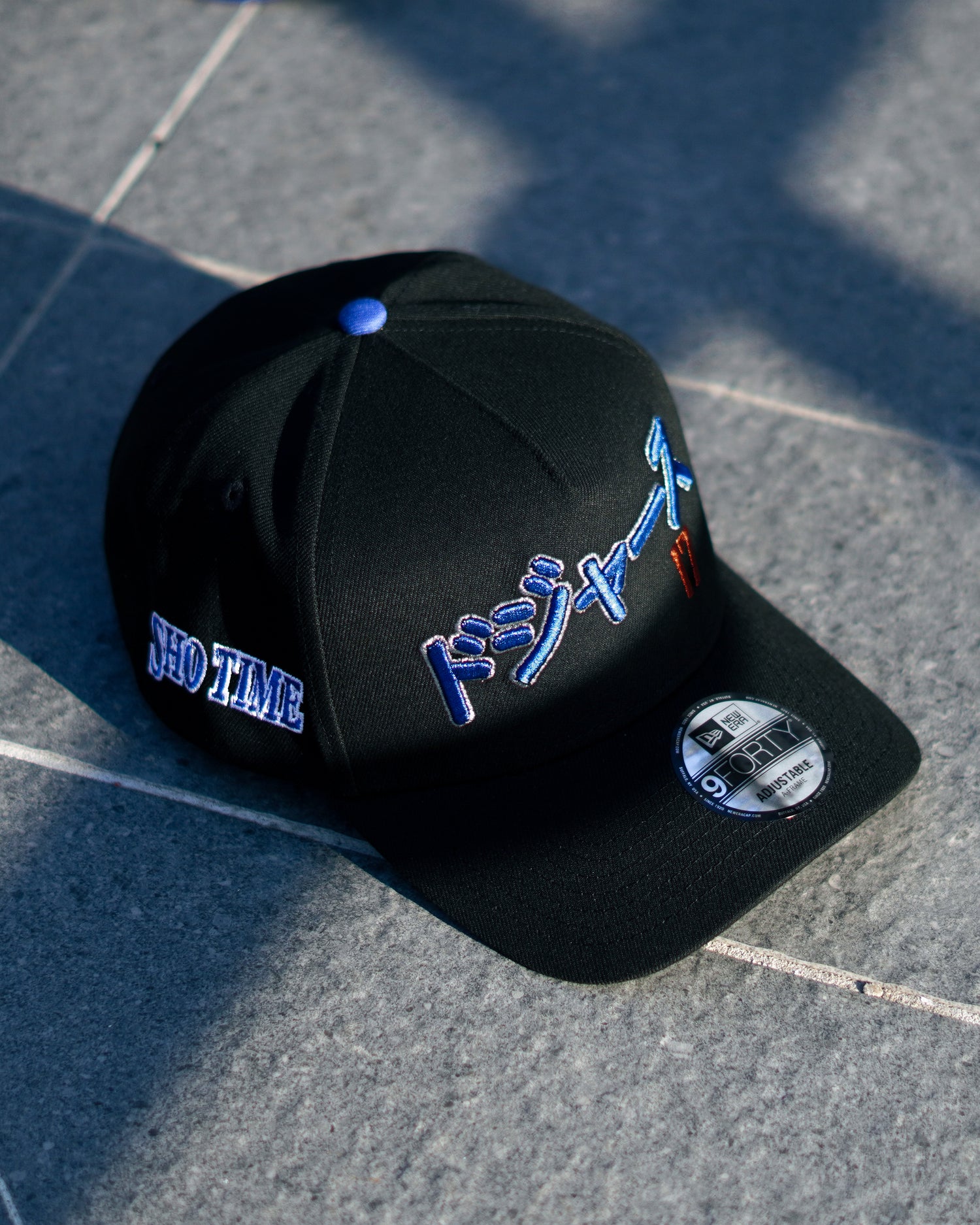 Los Angeles Dodgers Shotime Patch Kanji Script 9Forty A-Frame Snapback Hat