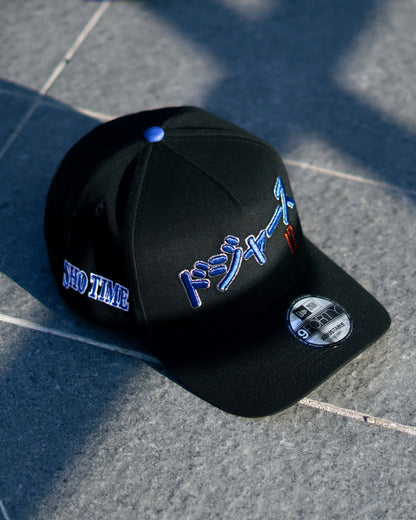 Los Angeles Dodgers Shotime Patch Kanji Script 9Forty A-Frame Snapback Hat