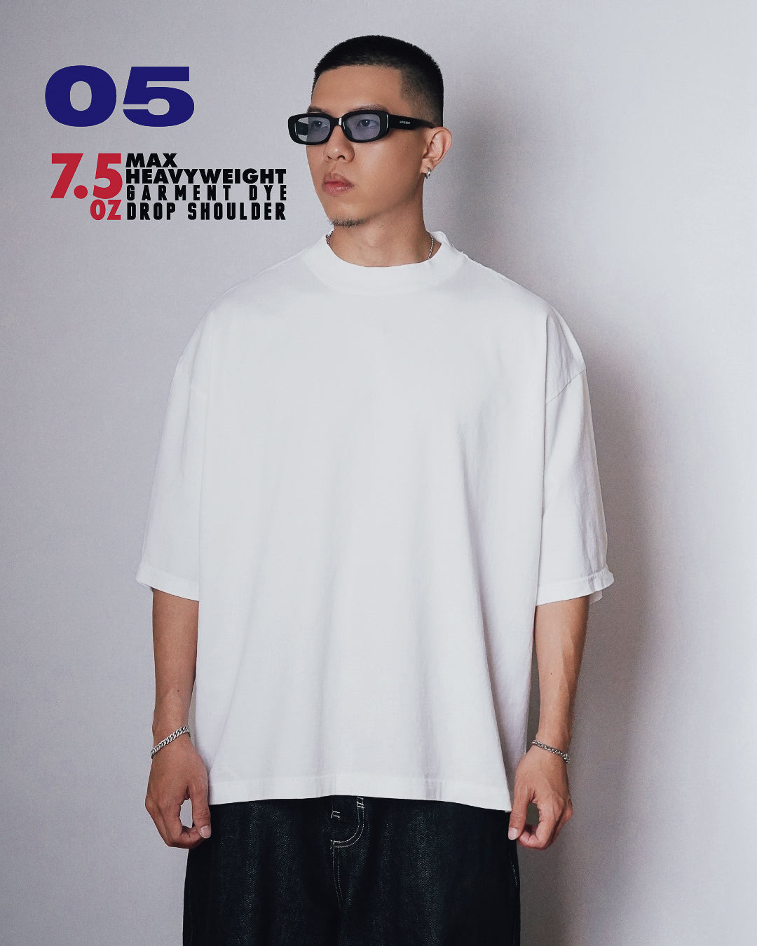 [05] 7.5oz Drop Shoulder Tee
