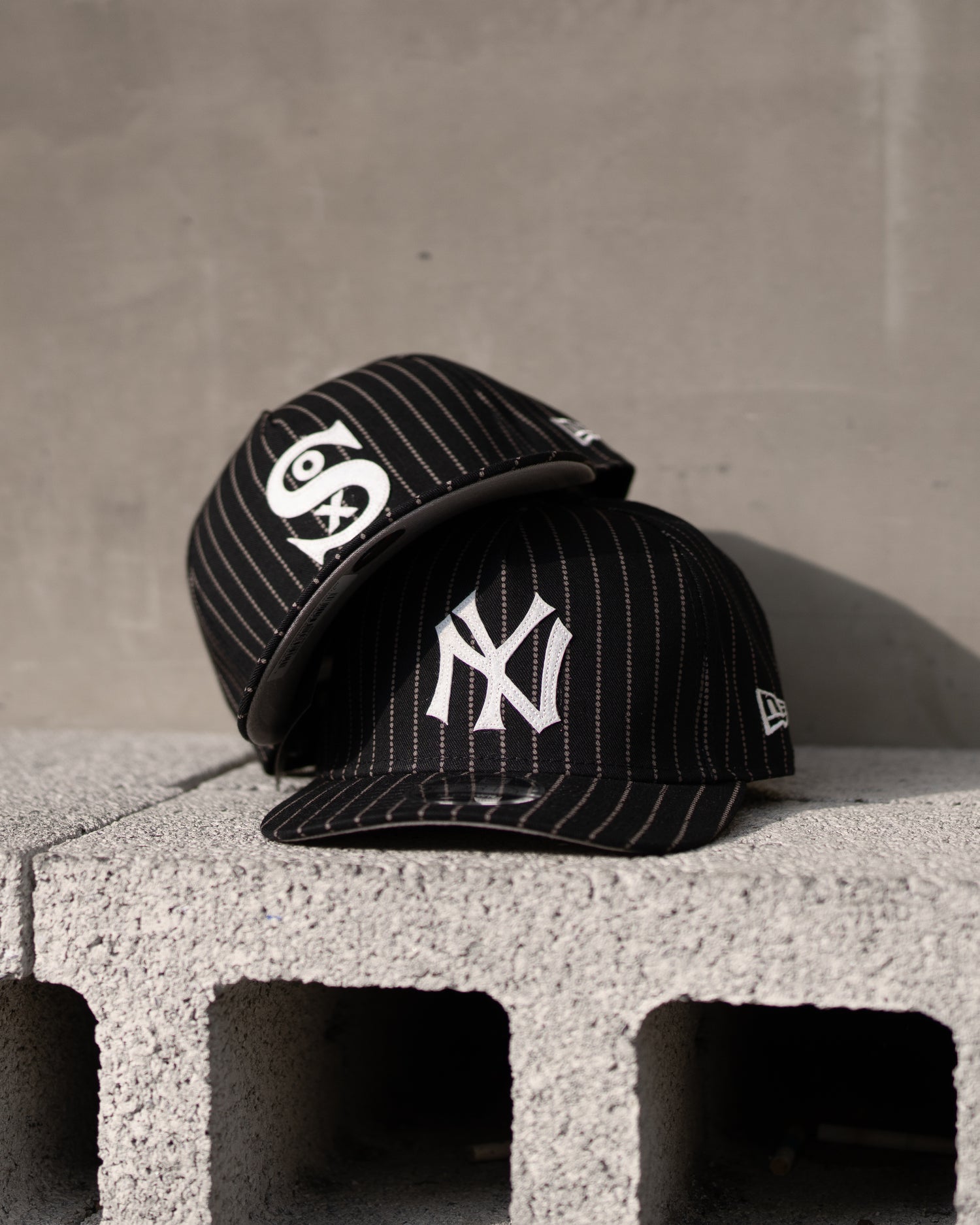 Pinstripe 9Forty M-Crown A Frame Snapback Hat