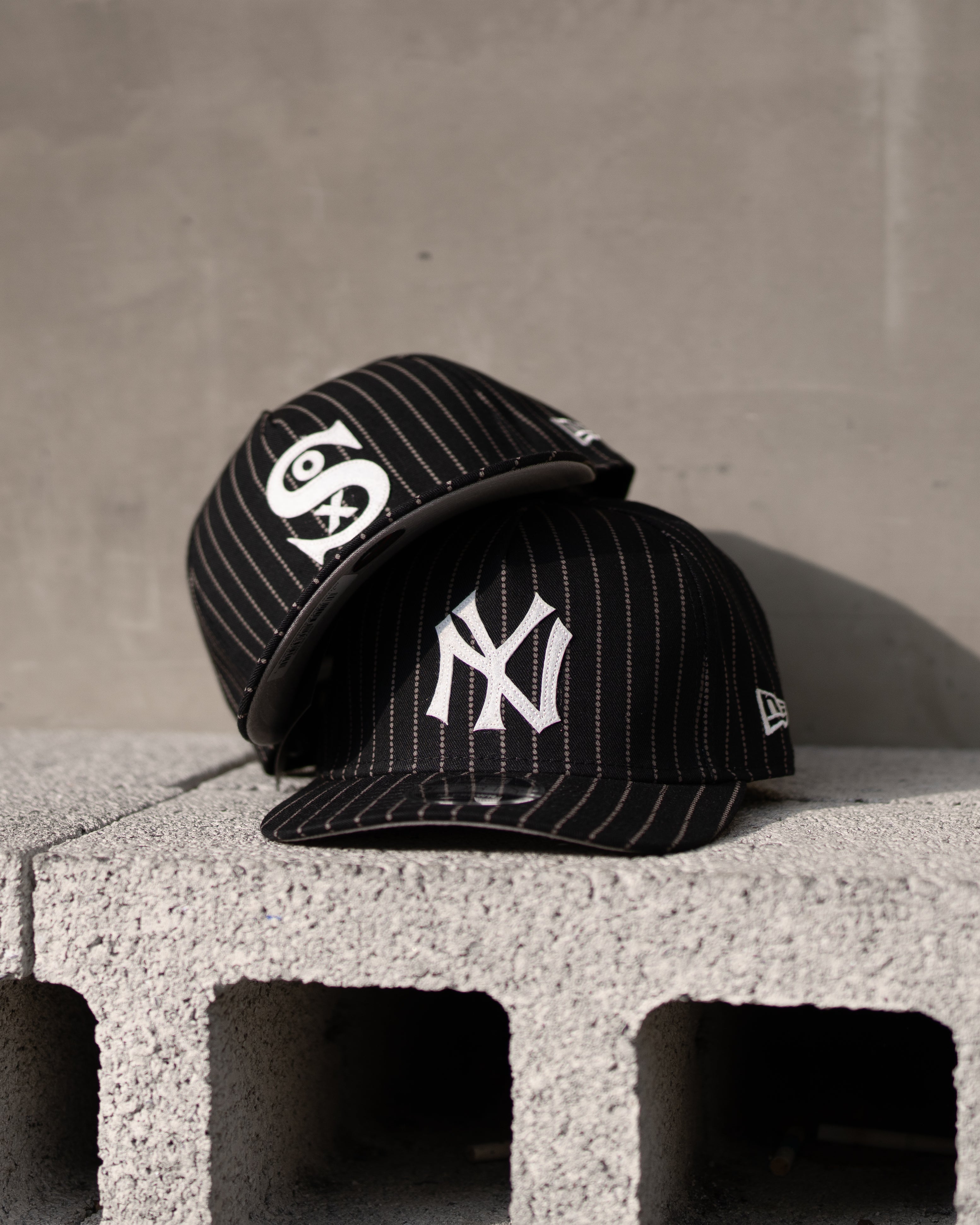 Pinstripe 9Forty M-Crown A Frame Snapback Hat