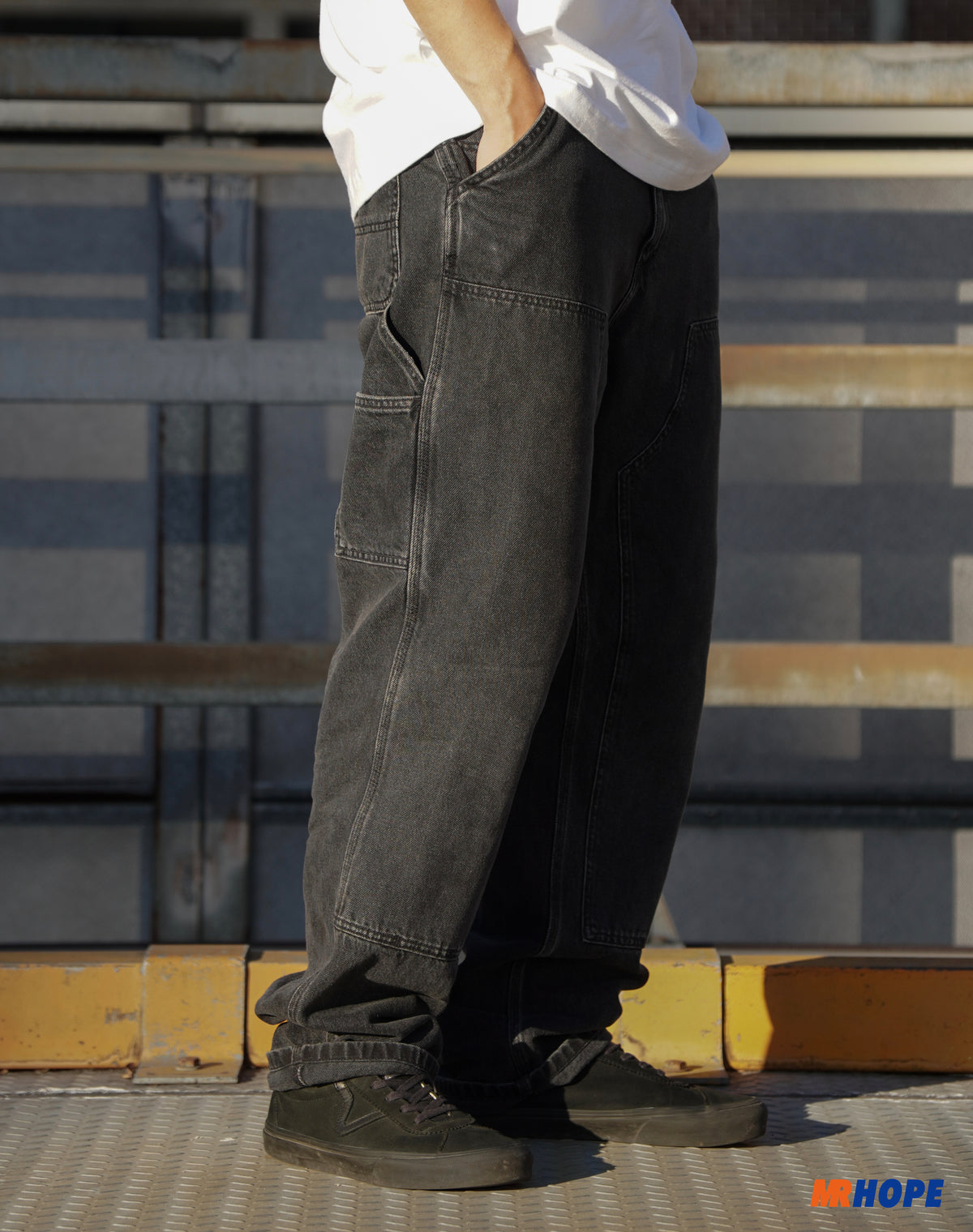 Double Knee Pant-Denim