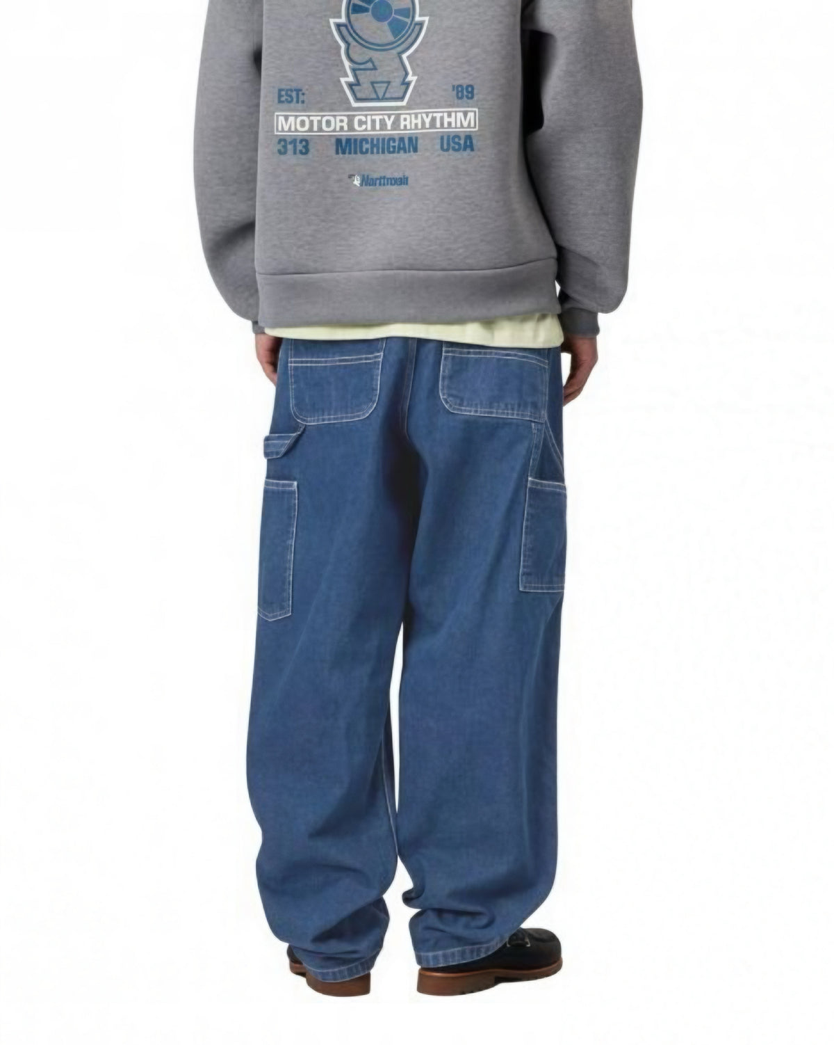 Single Knee Heart Label Pant