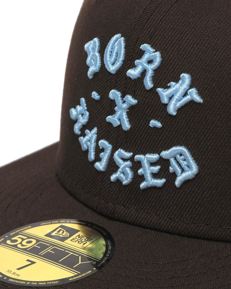NEW ERA 59FIFTY ROCKER HAT-BROWN