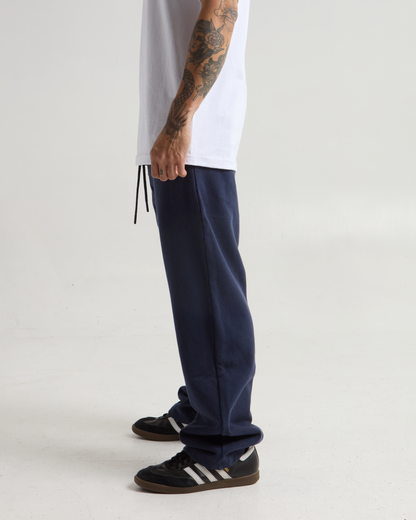 Garment Dye Straight Leg Baggy Sweatpants