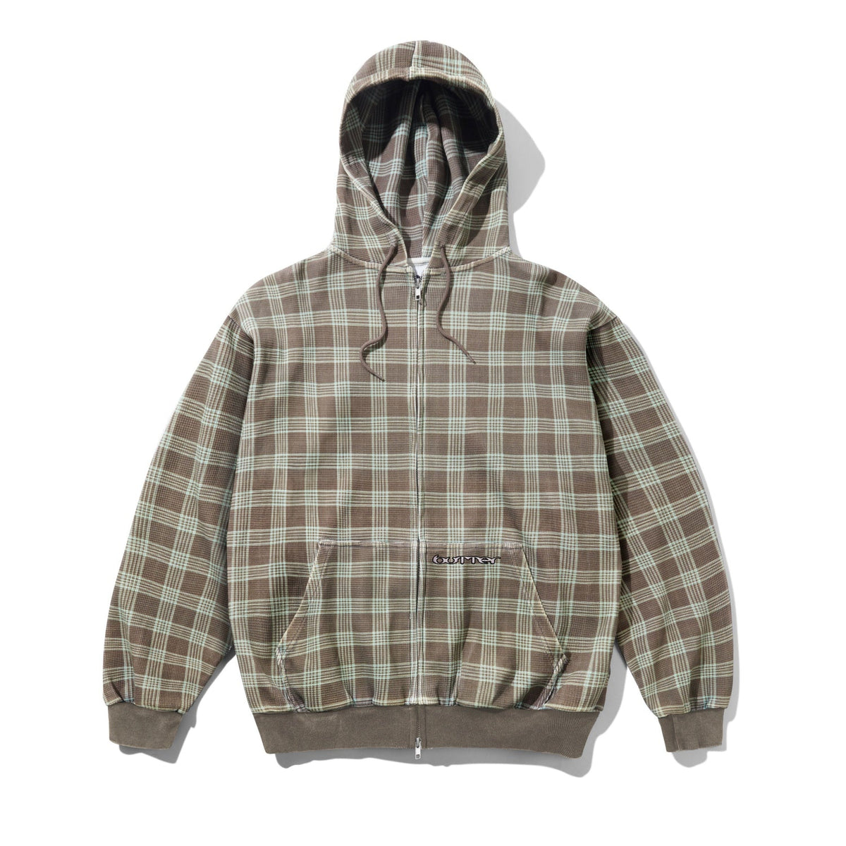 Waffle Zip-Thru Hood