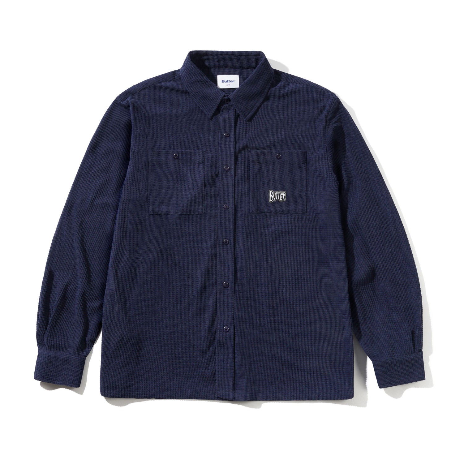 Grid Cord Overshirt