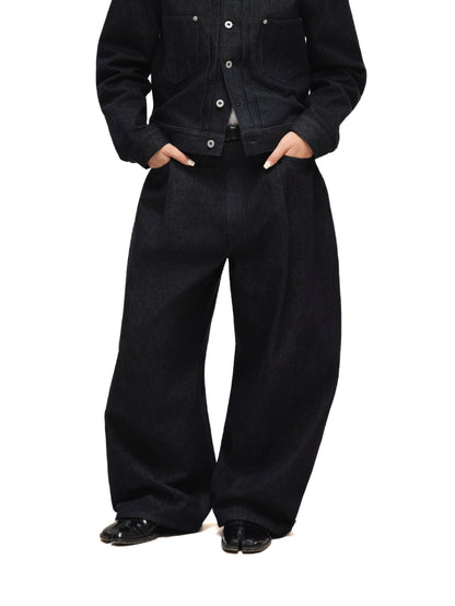 11.3Oz Non-Fade Baggy Denim Pant