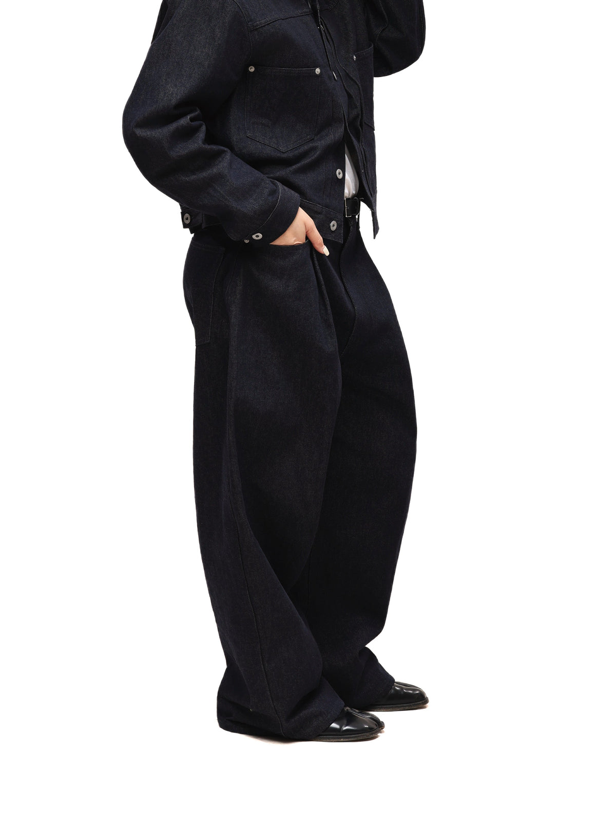 11.3Oz Non-Fade Baggy Denim Pant