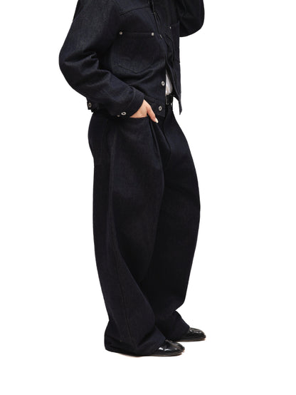 11.3Oz Non-Fade Baggy Denim Pant