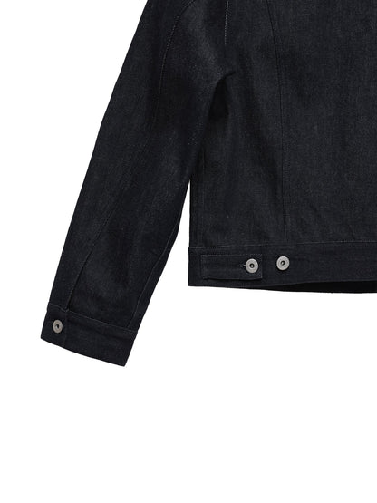 11.3Oz Non-Fade Short Denim Jacket