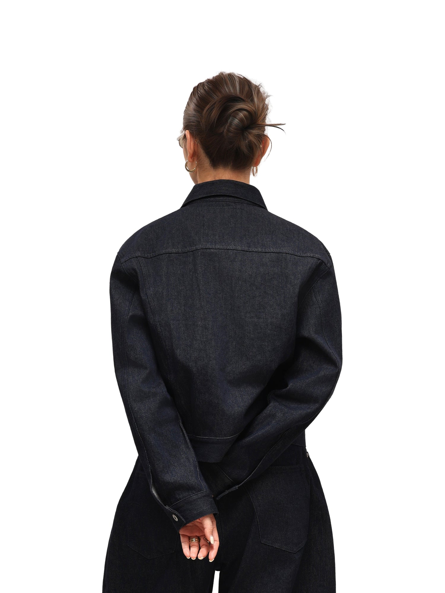 11.3Oz Non-Fade Short Denim Jacket