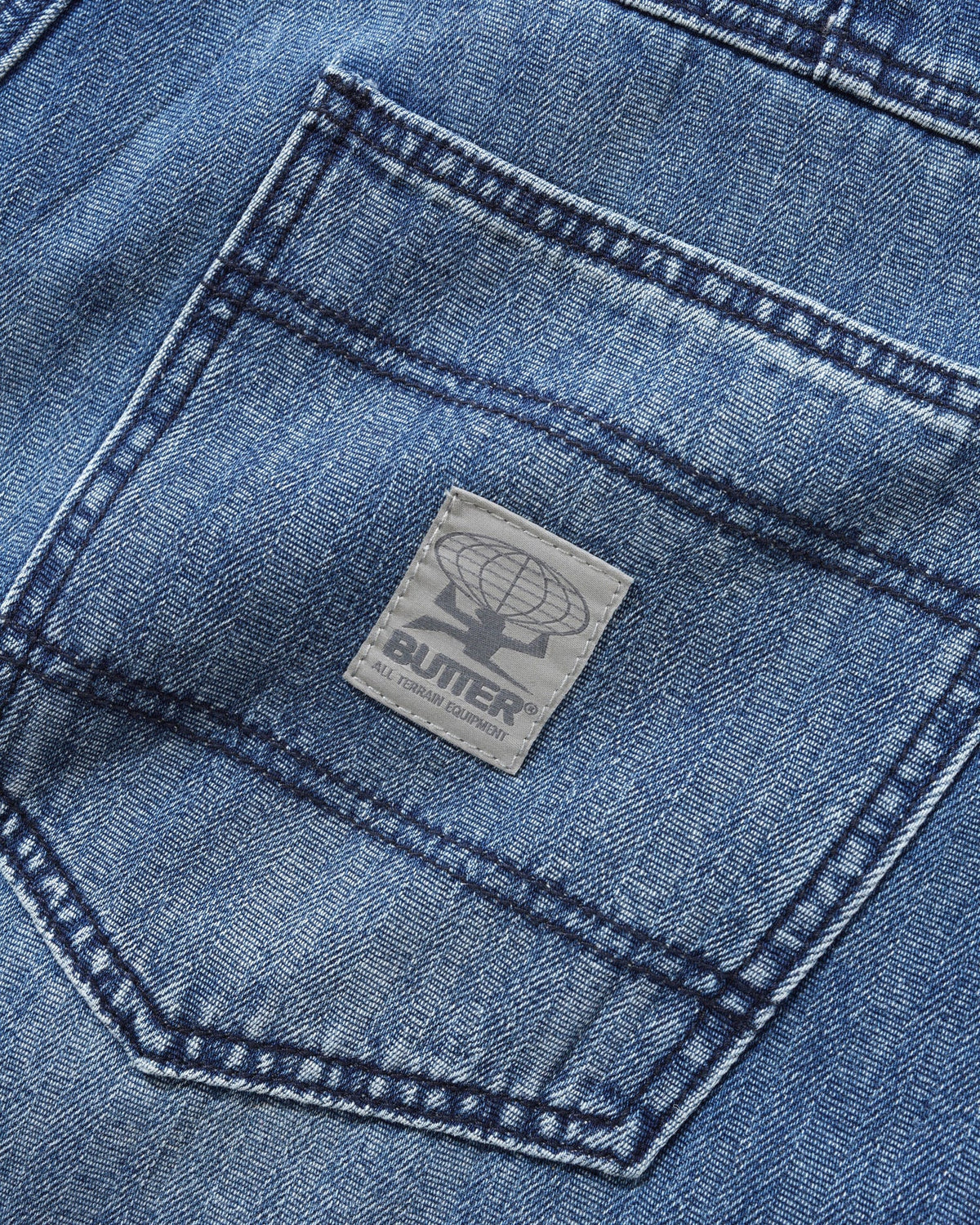 Wide Cut Denim Jeans