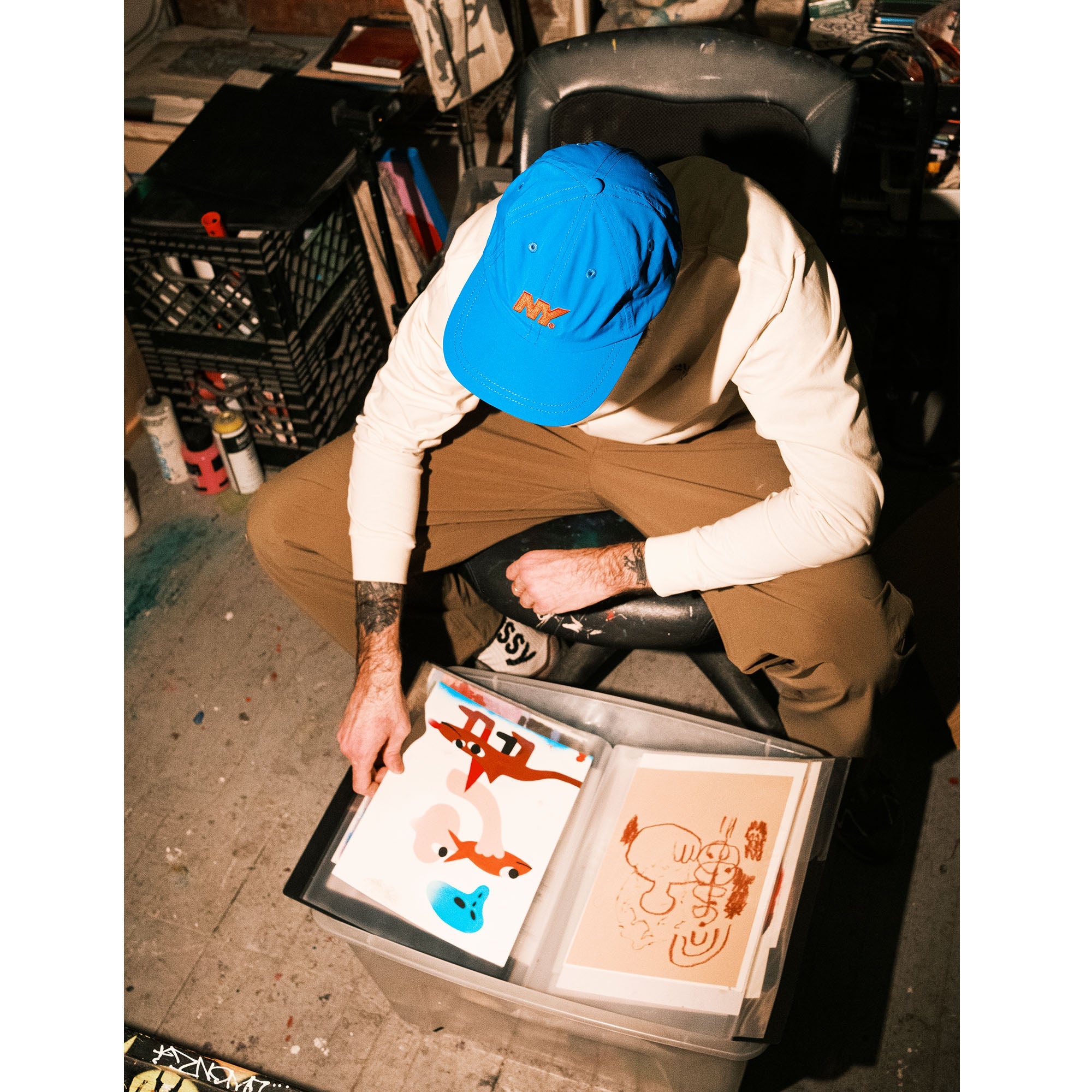 NY Speed Logo Nylon Hat