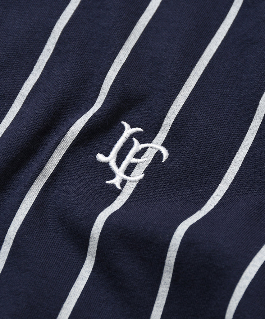 PINSTRIPE RAGLAN SLEEVE TEE