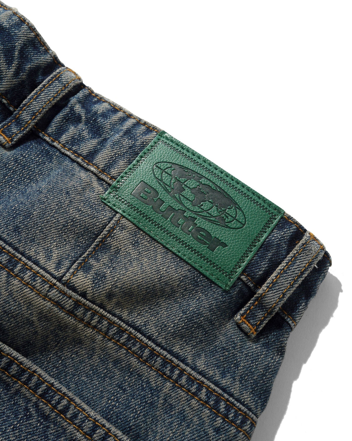 Wide Cut Denim Jeans